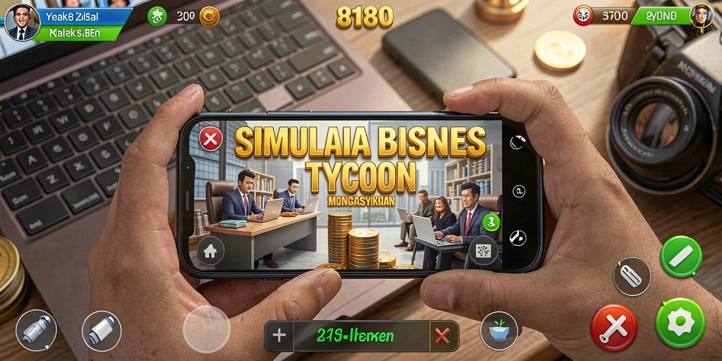 Tampilan gameplay menakjubkan di 8180 dengan detail yang kaya.