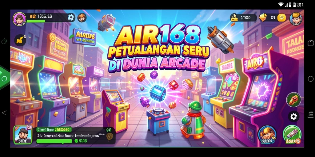 Tangkapan layar yang menunjukkan gameplay seru di AIR168.