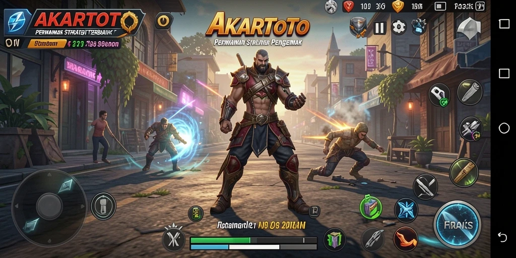 Gameplay seru dan menantang di AKARTOTO.