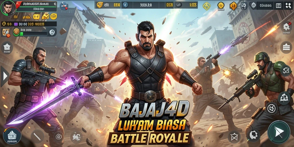 Gameplay mendebarkan dalam pertarungan Battle Royale BAJAJ4D.