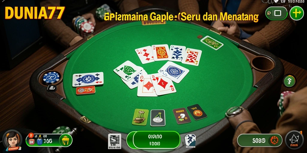 Tampilan gameplay DUNIA77 yang seru dan interaktif.