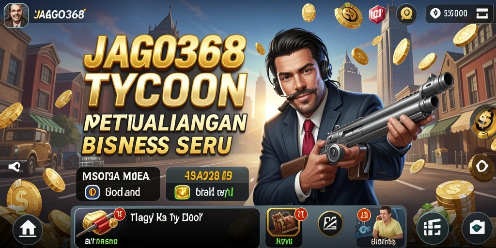 Gameplay menegangkan dalam JAGO368 yang menunjukkan pengelolaan bisnis.