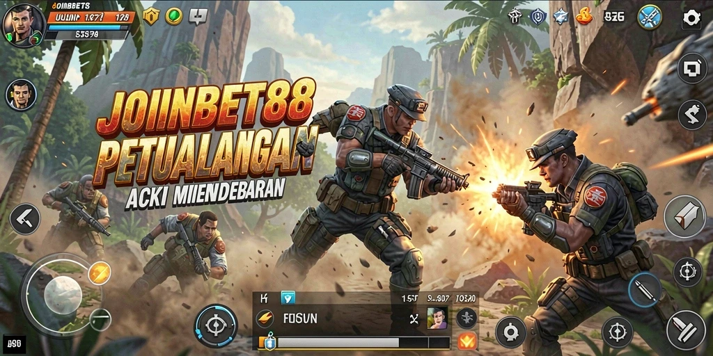 Tangkapan layar utama JOINBET88 menampilkan aksi mendebarkan dalam gameplay yang intens.