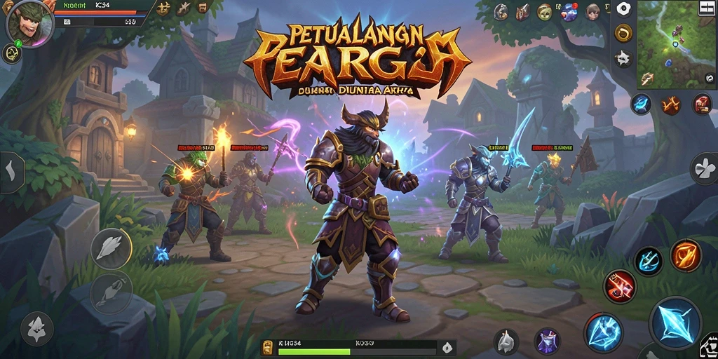 Screenshot K234 menampilkan aksi pertarungan mendebarkan di dunia ARPG.