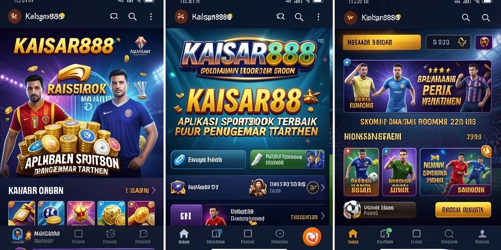Tangkapan layar game Sportsbook KAISAR888 yang menampilkan taruhan langsung.