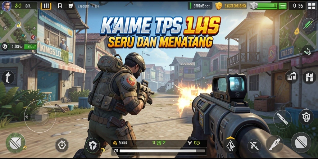 Tampilan aksi seru dalam KINGSLOT yang memukau.