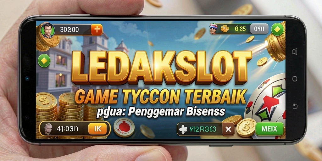 Tampilan gameplay yang menarik dari LEDAKSLOT saat membangun kasino.