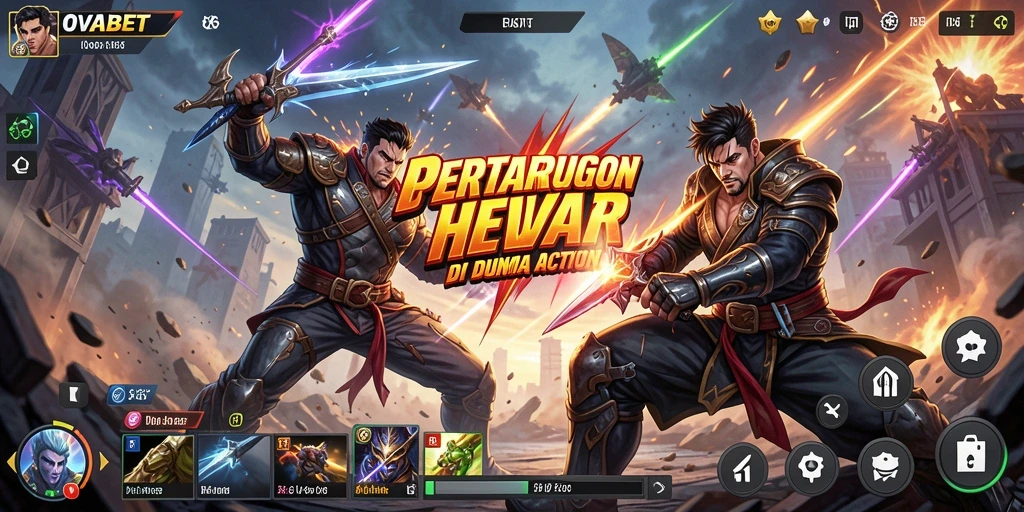 Tangkapan layar utama OVABET memperlihatkan aksi seru dalam permainan.