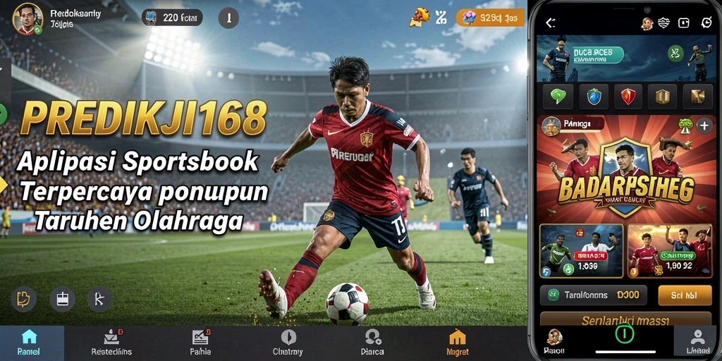 Tampilan antarmuka PREDIKSI168 yang menarik saat bermain sportsbook.