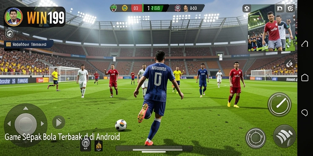 Tampilan gameplay <strong>WIN199</strong> yang mendebarkan saat pertandingan sepak bola.