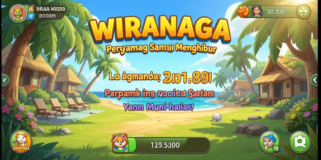 Screenshot WIRANAGA menampilkan gameplay yang santai dan menarik.